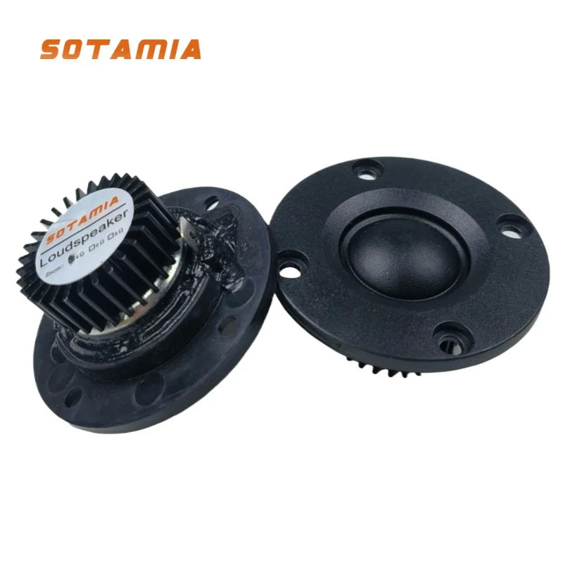 SOTAMIA 2Pcs 2 Inch Tweeter Audio Speaker 52mm 4 Ohm 20W Silk Film Treble Driver DIY Bluetooth Speaker HIFI Music Loudspeaker