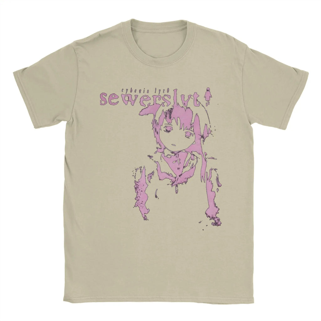 Vintage Sewerslvt Schizofrenia SPECIAL  FOR SEWERSLVT LOVERS T-Shirt for Men Crew Neck Pure Cotton T Shirt Tee Shirt Clothing