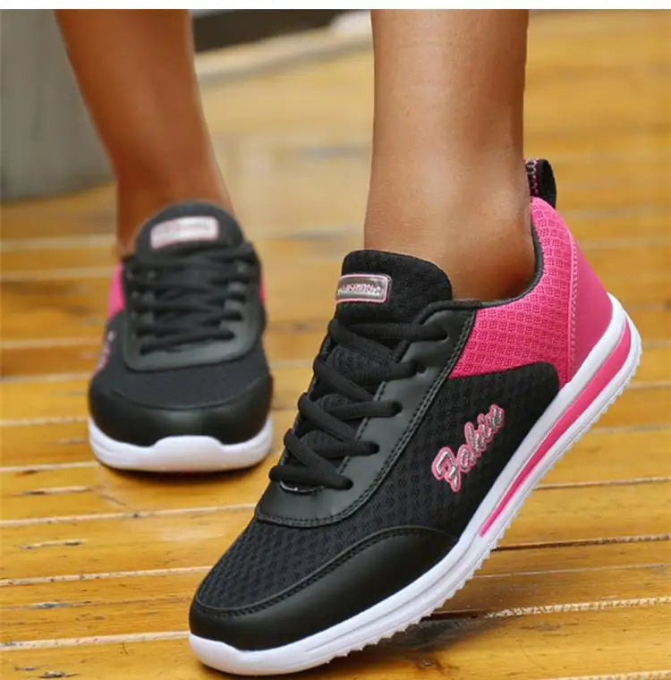 Sneakers Shoes Woman Fashion Lace Up Female Sneakers Breathable Women's Sports Shoes Comfortable Footwear Women's Shoes Sale