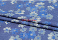 High-quality Delicate floral print denim For coats, shirts, pants, bags, DIY hand sewing, designer fabrics