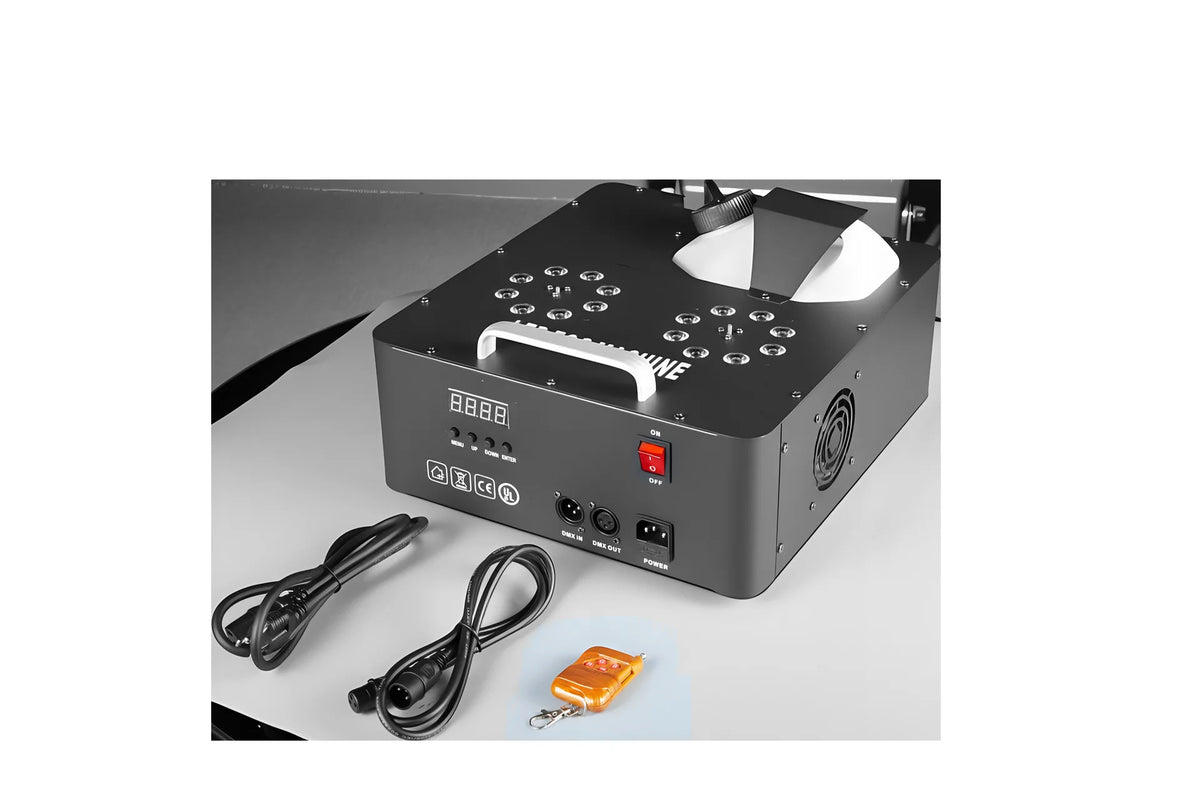2000W Smoke Machine Stage Fog DMX512 RGB Light DJ Wedding Event Spray