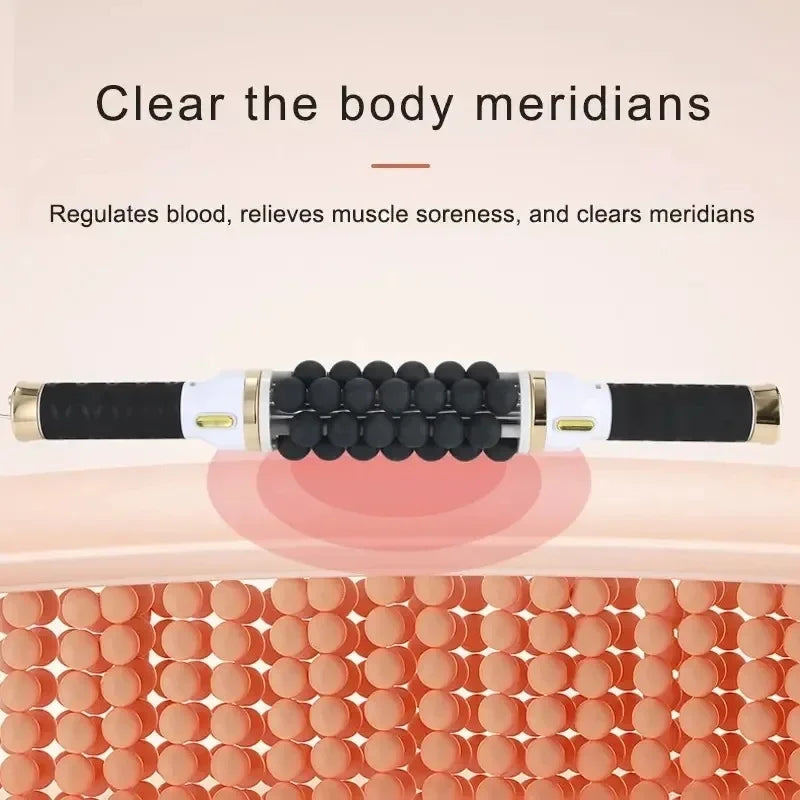 40W Electric Roller For Muscle Body Relaxing High Frequency Rolling Massage Fitness Anti-Cellulite Slimming Machine For Women