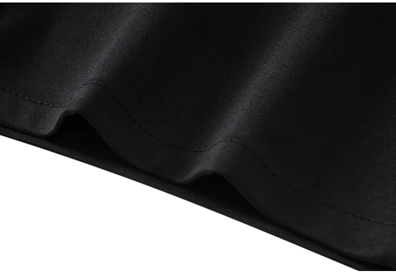 Dress Shorts Men Quick Dry Casual Bermuda Shorts Summer Ice Silk Cooling Business Zipper Fly Formal Shorts Men Work Wear Office