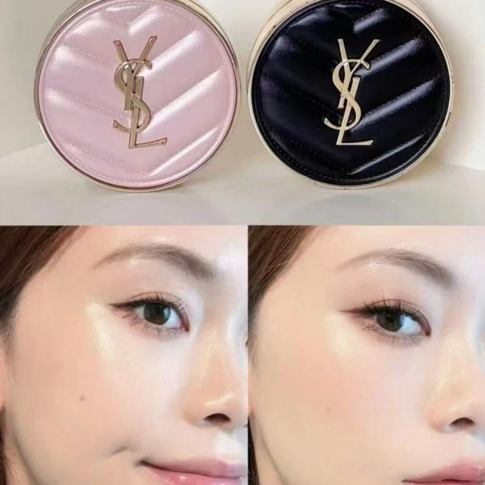 YSL Le Cushion Encre De Peau Luminous Matte Cushion Foundation 10 20 Long Lasting Flawless Coverage Oil Control Hydrating SPF50