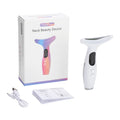  EMS Face Neck Beauty Device 7 Colors LED Light Skin Rejuvenation Tightening Anti Wrinkles Vibration Facial Lifting Massager