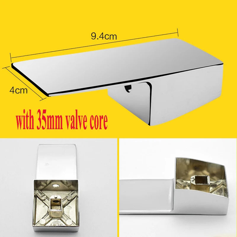 Bathroom Kitchen faucet accessories shower tank switch cold and hot water valve single handle Replacement Faucet Metal Handle