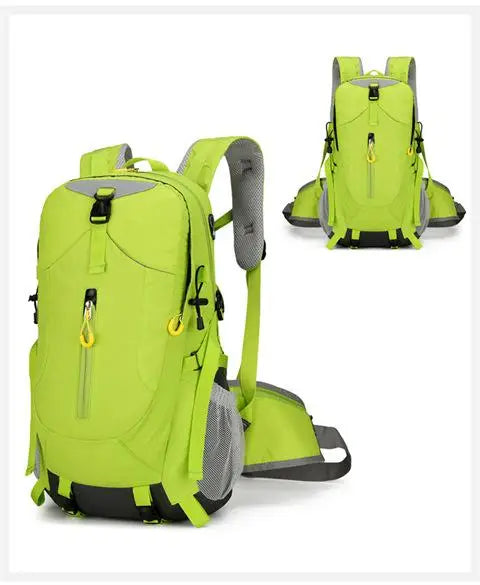 Outdoor Mountaineering Bag Men's Large Capacity Travel Bag Waterproof Hiking Scratch-resistant Wear-resistant Sports Backpack