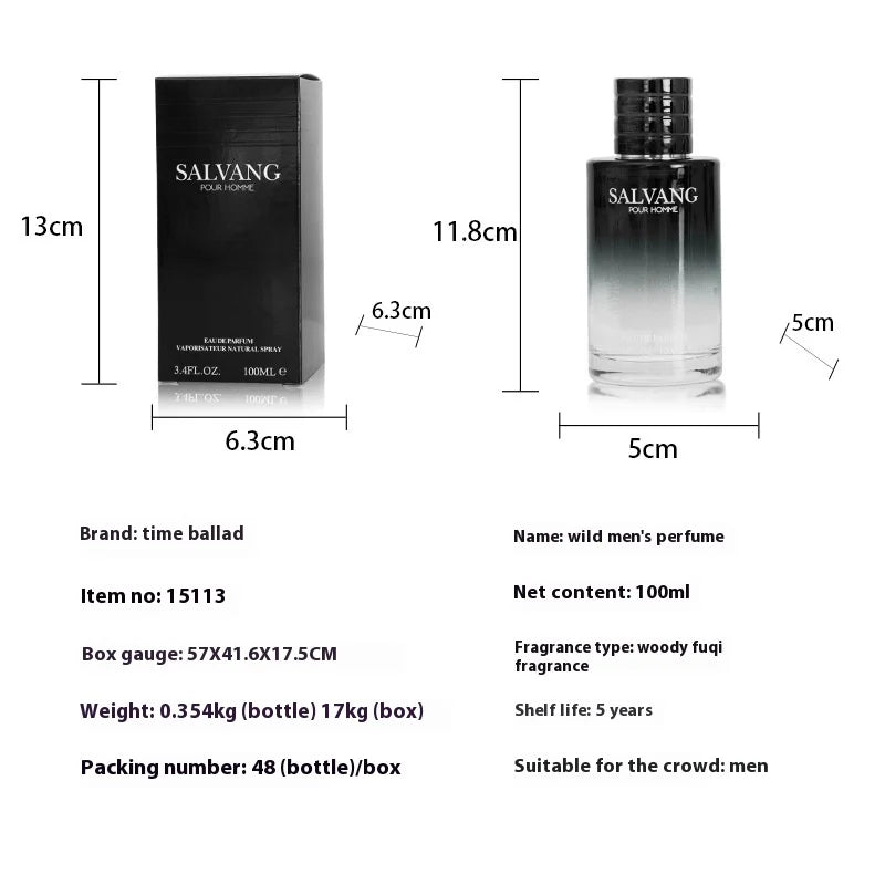 100ML Brand Perfume Woody Men Perfume Spray  Long Lasting Cologne Ocean Light Fragrance Man Vibrant Gentleman Gift