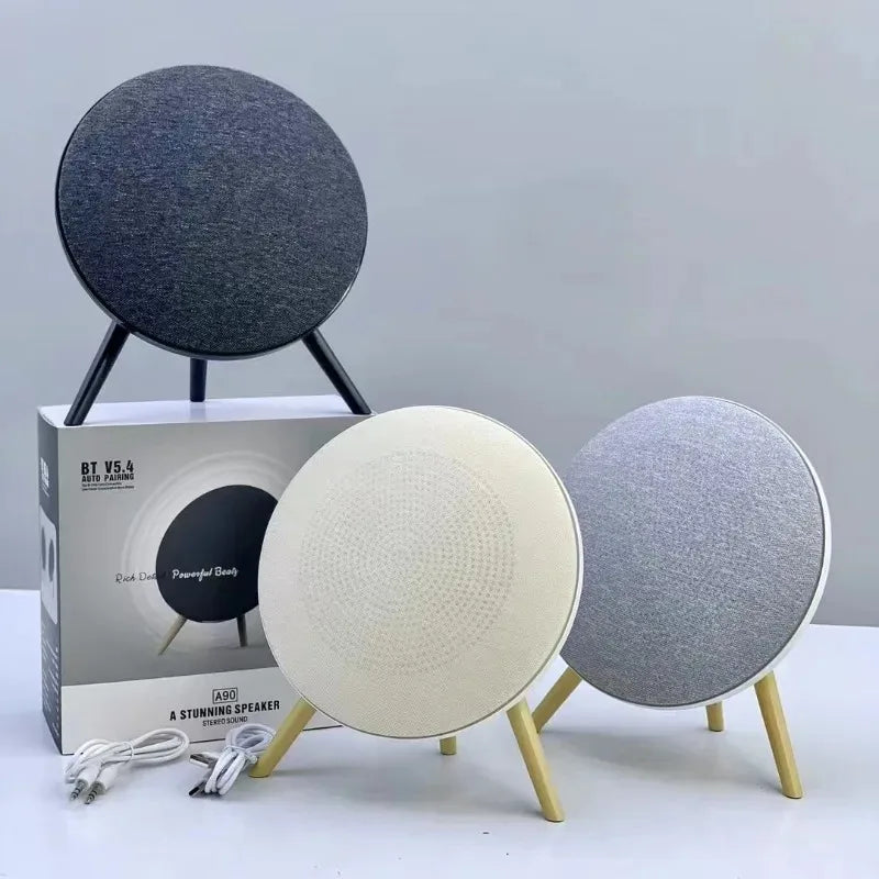 Mini Bluetooth Speaker UFO Design BT 5.4 HIFI Stereo Wireless Boombox Home Theater Sound System Support TWS TF USB AUX FM Play