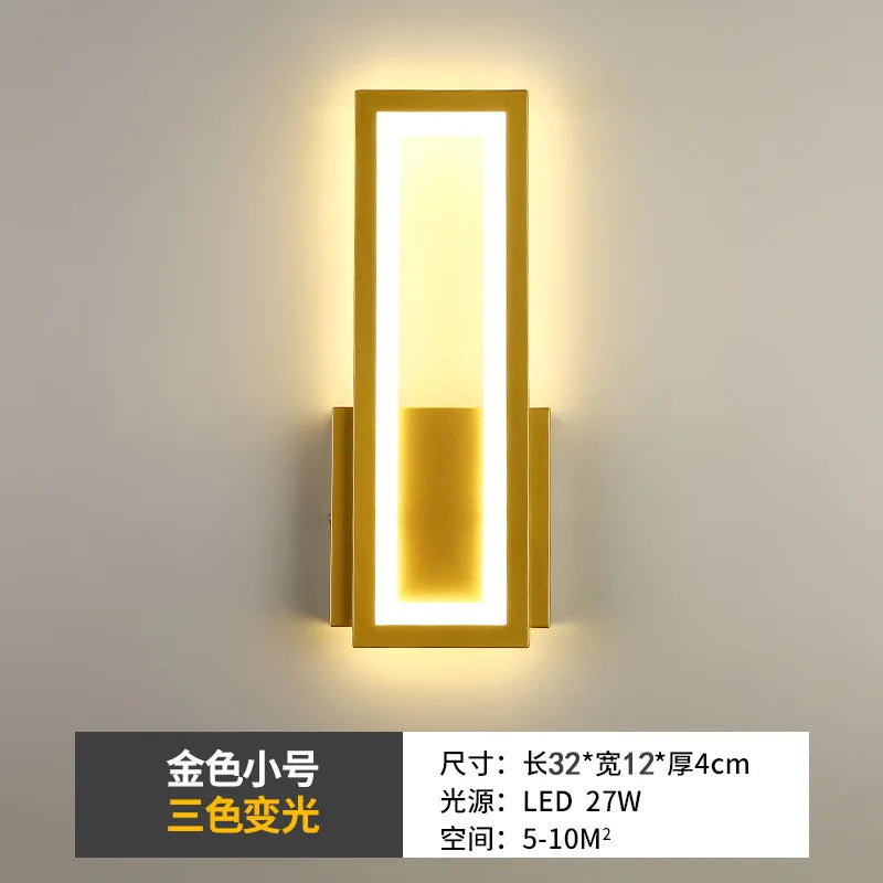 Modern Creative Wall Light LED Simple TV Background Wall Lights Bedroom Bedside Wall lamp Decorations Kitchen Indoor Lighting