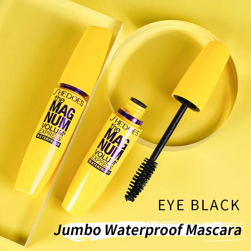 Curly Waterproof Mascara, Durable Anti Smudge Natural Eye Makeup