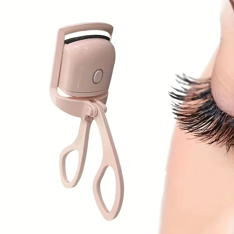 USB Heated Eyelash Curler Quick Heating Long Lasting Curling Effect Beauty Makeup Tool