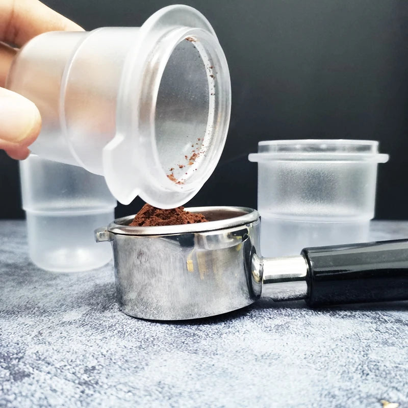 51/58mm Coffee Dosing Cup for 51/58mm Espresso Portafilters Concentrated Extraction 120ml Coffee Powder Cup/Feeder