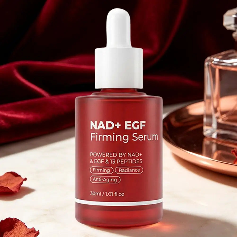 30ml NAD+ EGF Firming Serum 13 Peptides Radiance Anti-Aging Brighten Skin Tone Essence Improve Skin Elasticity Fine Lines Serum
