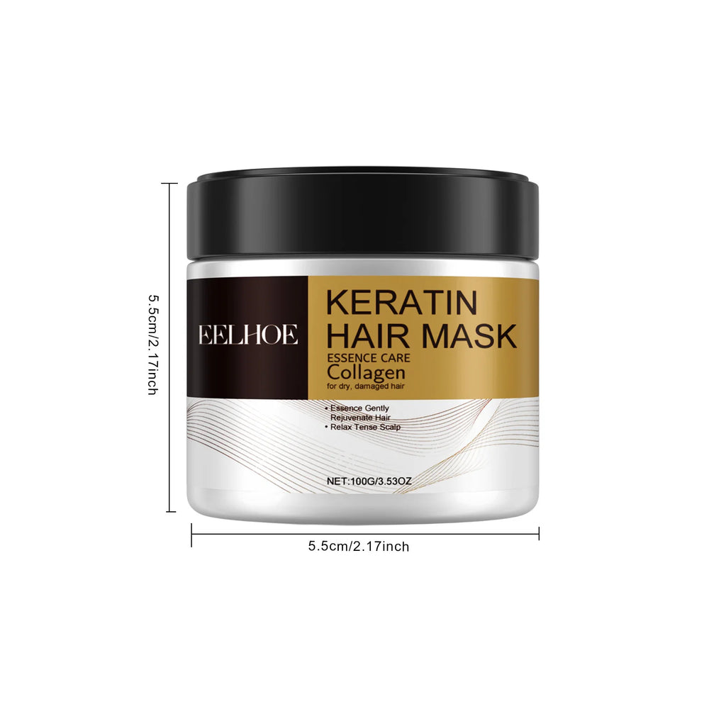 Repair & Moisturizing Hair Mask - Deeply Nourishes Damaged Hair, Repairs Dryness, Split Ends & Tangles