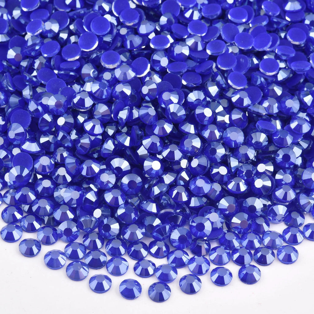OLeeya SS6-SS30 Texture Blue Series Glitter Crystal Non Hotfix Rhinestones DIY Nails Strass Diamond For Dress Vestidos