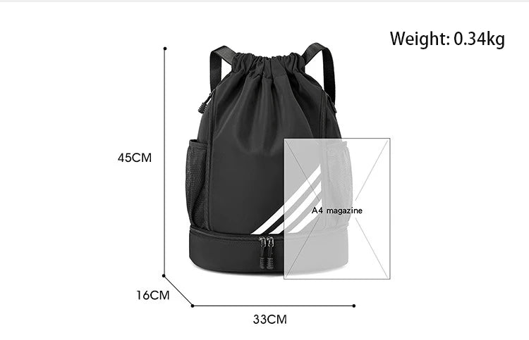 Sport Basketball Backpack Travel Outdoor Waterproof Men Fitness Bags Women Sports Bag Basketball Pouch Hiking Climbing Backpacks
