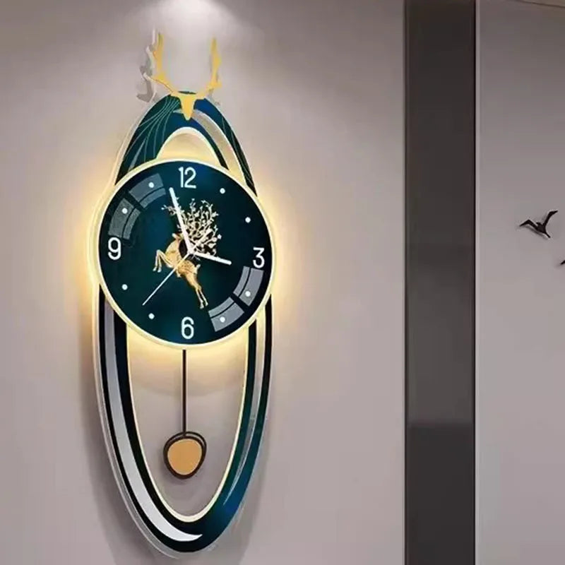 Digital Living Room Wall Clocks Modern Interior Aesthetic Design Wall Watch Xenomorph Creative Reloj De Pared Home Decoration