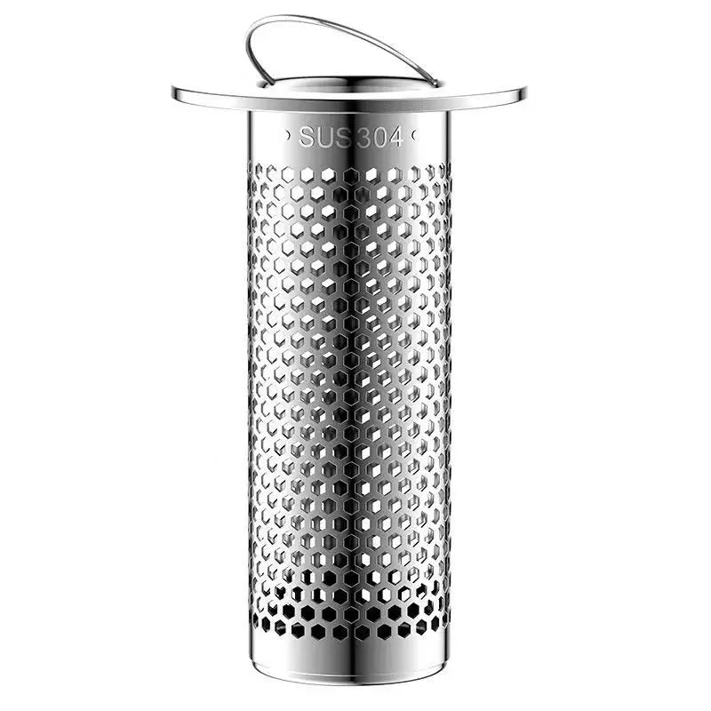 Floor Drain Filter Mesh Anti-Clogging Sink Strainer Food Hair Stopper With Handle Anti-Pest Sealing Cover Shower Leak Net