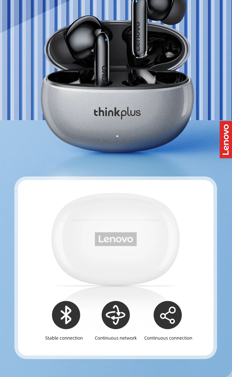 Original Lenovo XT88  Bluetooth Wireless Earphones In Ear HiFi Stereo Sound Earbuds Noise Reduction Sports Headset with Mic
