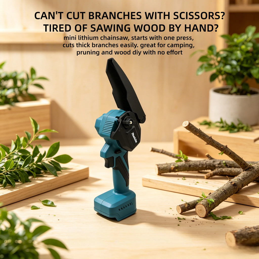 Makita  lithium battery portable reciprocating saw, horse knife saw, woodworking and logging saw Multifunctional