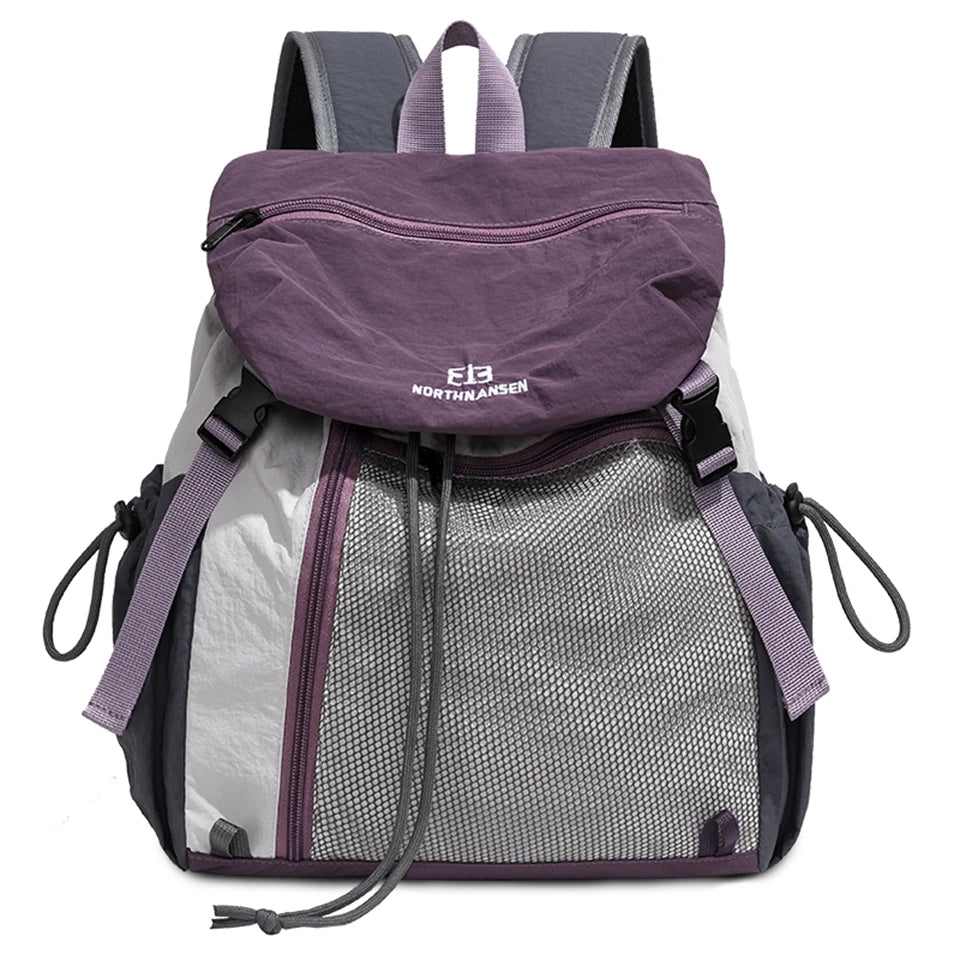 Fashion Commuter Backpack Female Waterproof Nylon Daypack Women Large Capacity School Bag for Girls Lightweight Travel Knapsack
