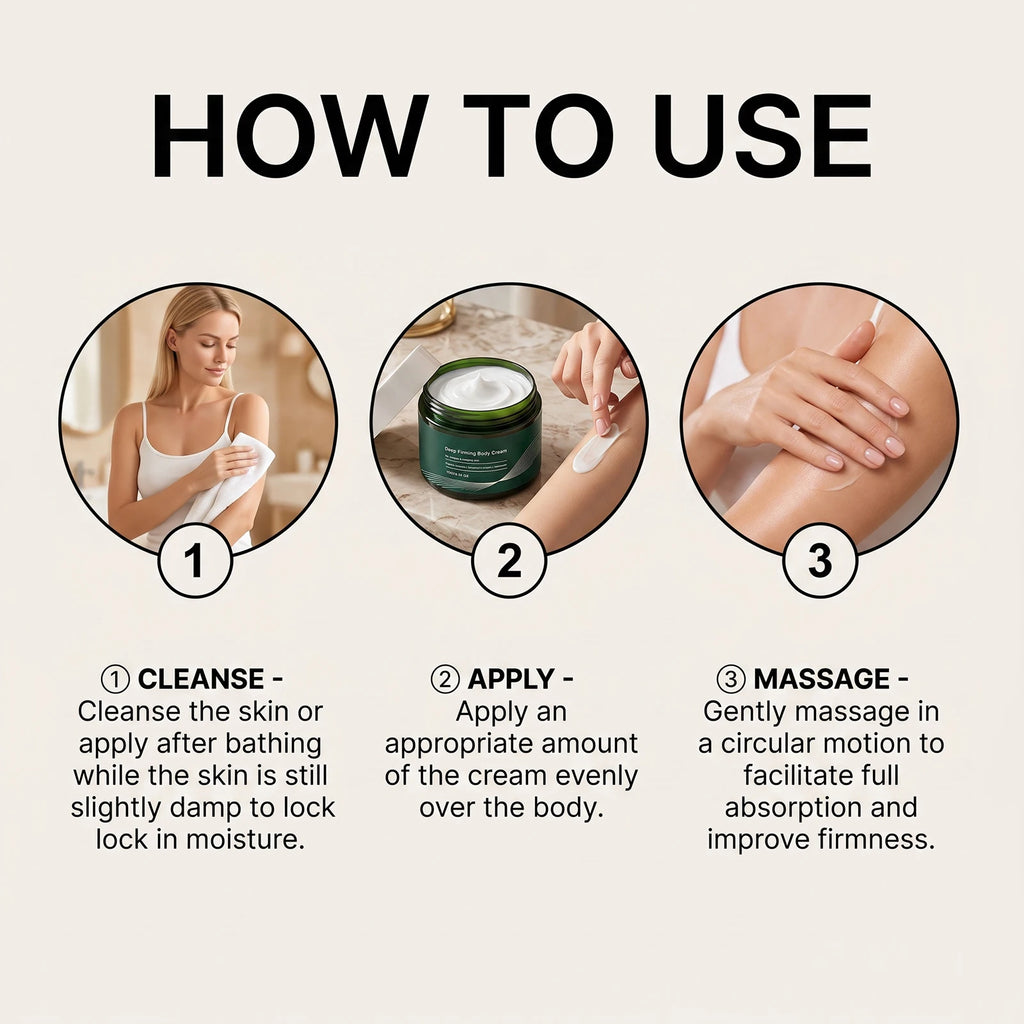 Firming Body Cream Reduce Skin Sagging Revitalize Skin Condition Improve Skin Elasticity Moisturizing Brightening Anti Wrinkle