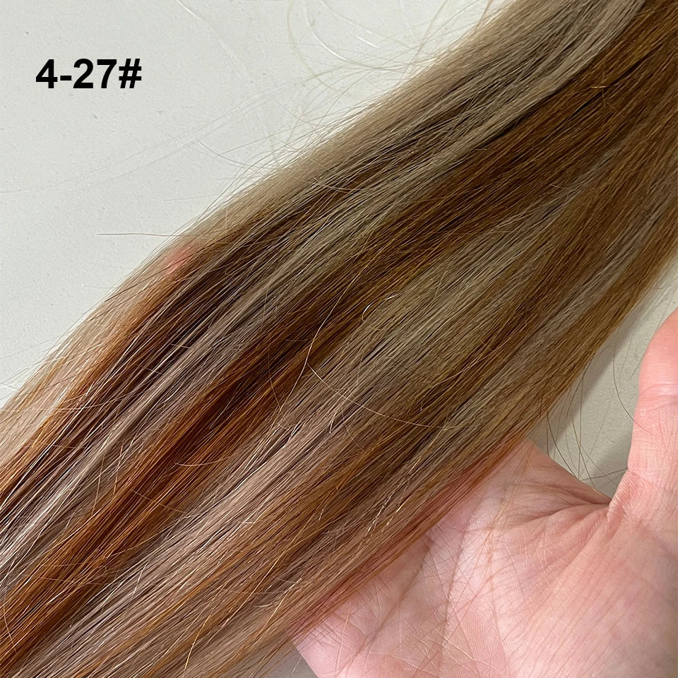 Remy Hair 1g/s 18-28 inch Real Remy Flat Tip Human Hair Extension Silky Straight Dark Brown Pre Bonded Keratin Fusion Hair