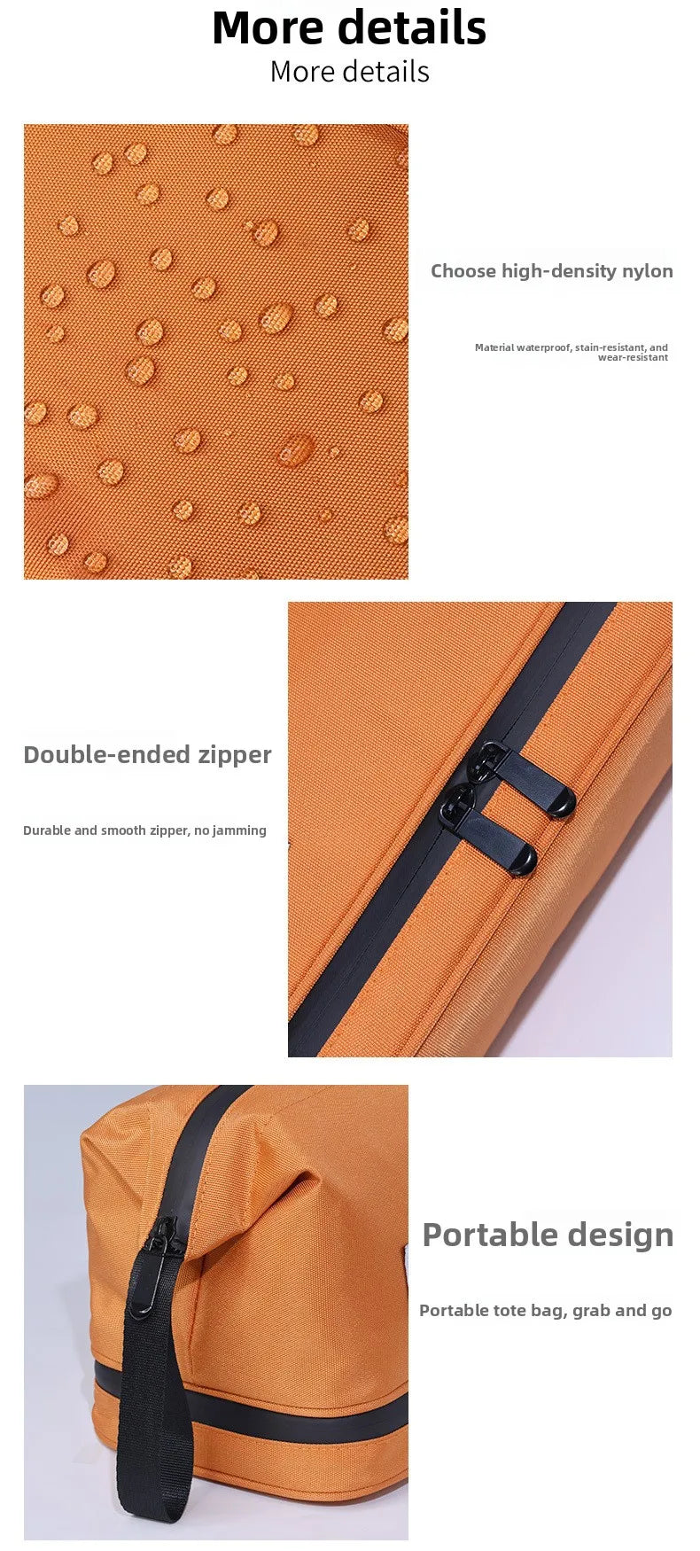 Dry and Wet Separation Men's Toiletry Bag Business Trip Portable Cosmetics Storage Bag High Value Cosmetic Bag