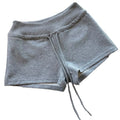 Drawstring High Waist Shorts Pajamas Pants Trousers Hot Woman Short Pants Slim Fit American Style Summer Casual Shorts