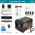 12V 24V 220V 3-in-1 Universal 5KW Car Heater Auxiliary Air Heating Low Noise Heater For Truck Bus RV Motorhome Trailer Boat