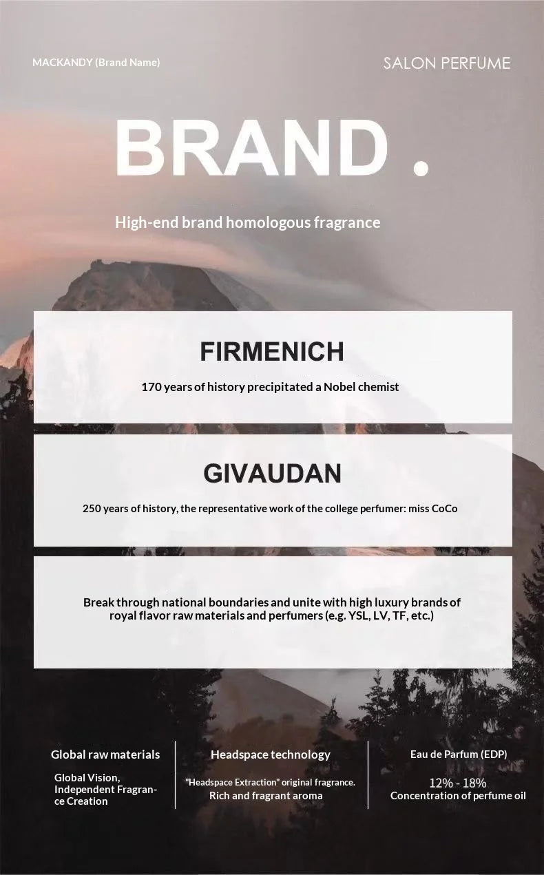 High-End Salon Grade Women's Perfume Fresh Natural Light Scent Long-Lasting Luxury Fragrance Affordable Alternative 15ml