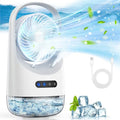 N85R-Portable Air Conditioners, 3In1 Personal Air Conditioner,USB Mini Air Cooler With 400ML Water Tank For Bedroom, Office