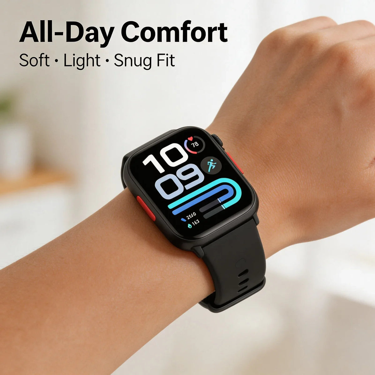 Silicone Strap for Redmi Watch 6 Lite/6 Active 5 4 Wristband Bracelet for Xiaomi Smart Band 10/9/8 Pro Sport Strap Accessories