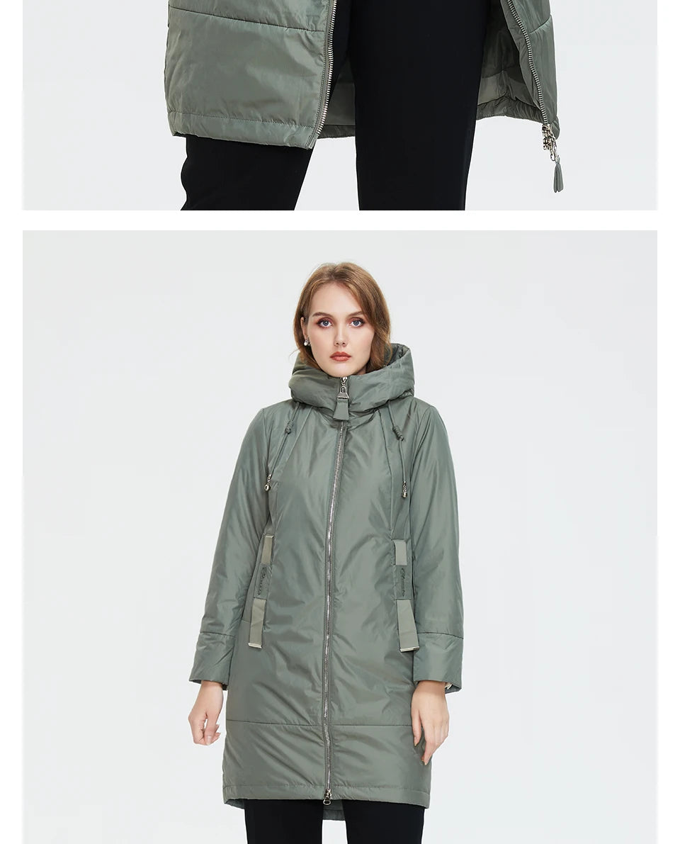 Astrid 2022 New winter jacket Mid-length Hooded Design Oversize Fashion Women's down jacket warm Parka Women Coat  AM-9726