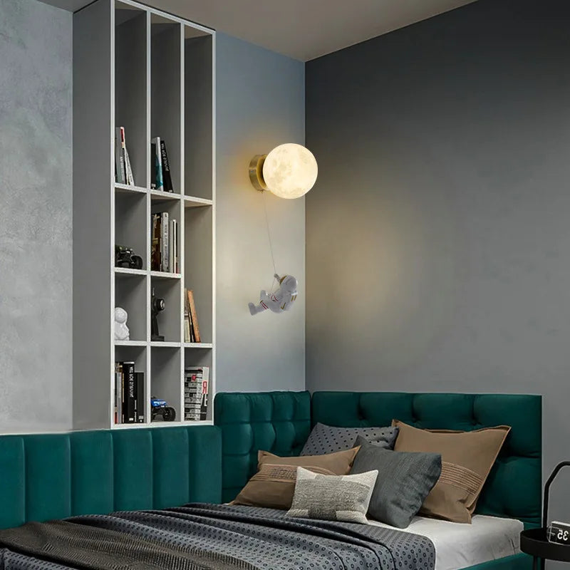 Modern LED Wall Light For Children's Room Aisle Stair Bedroom Bedside Living Room Home Decor Lighting Fixture Wall Sconce Luster