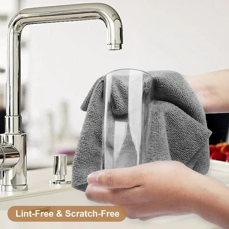 100 Sheets/2 Rolls Reusable Cleaning Wipes, Household Kitchen Cloth, Microfiber Towel Roll, Cleaning Cloth Alternative to Paper Towels, Suitable for Various Holiday Dinners and Parties