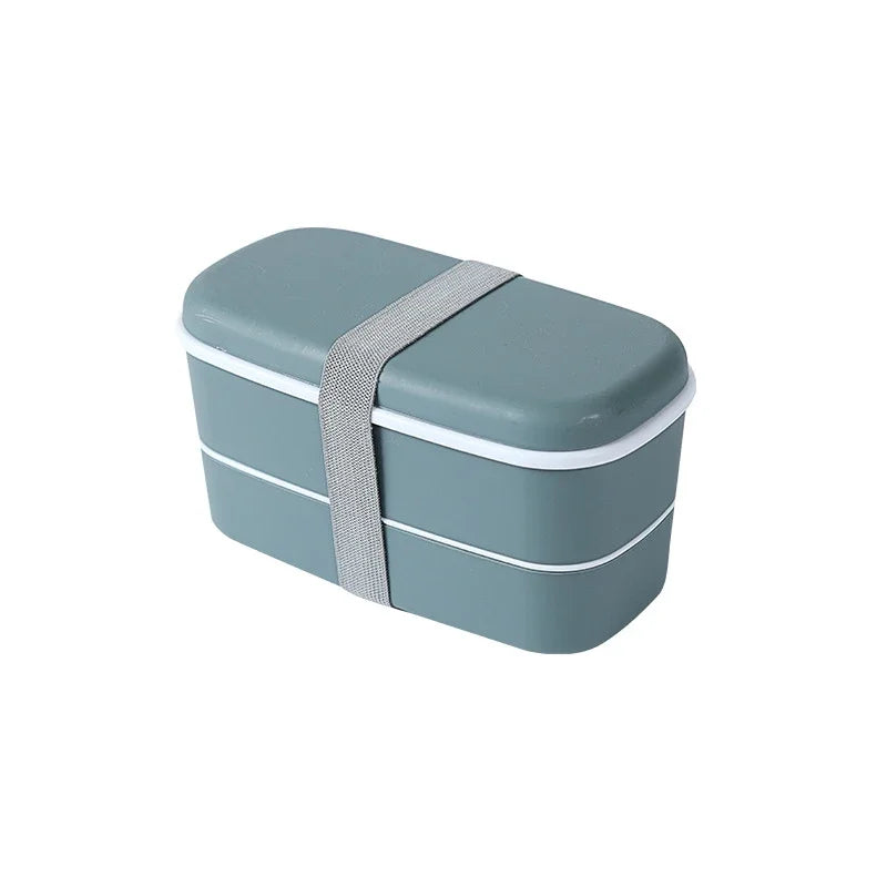 New Portable Leak-proof Food  Double-layer Bento Box Lunch Box  Lunch Box for Kids Food Container Food Storage Snack