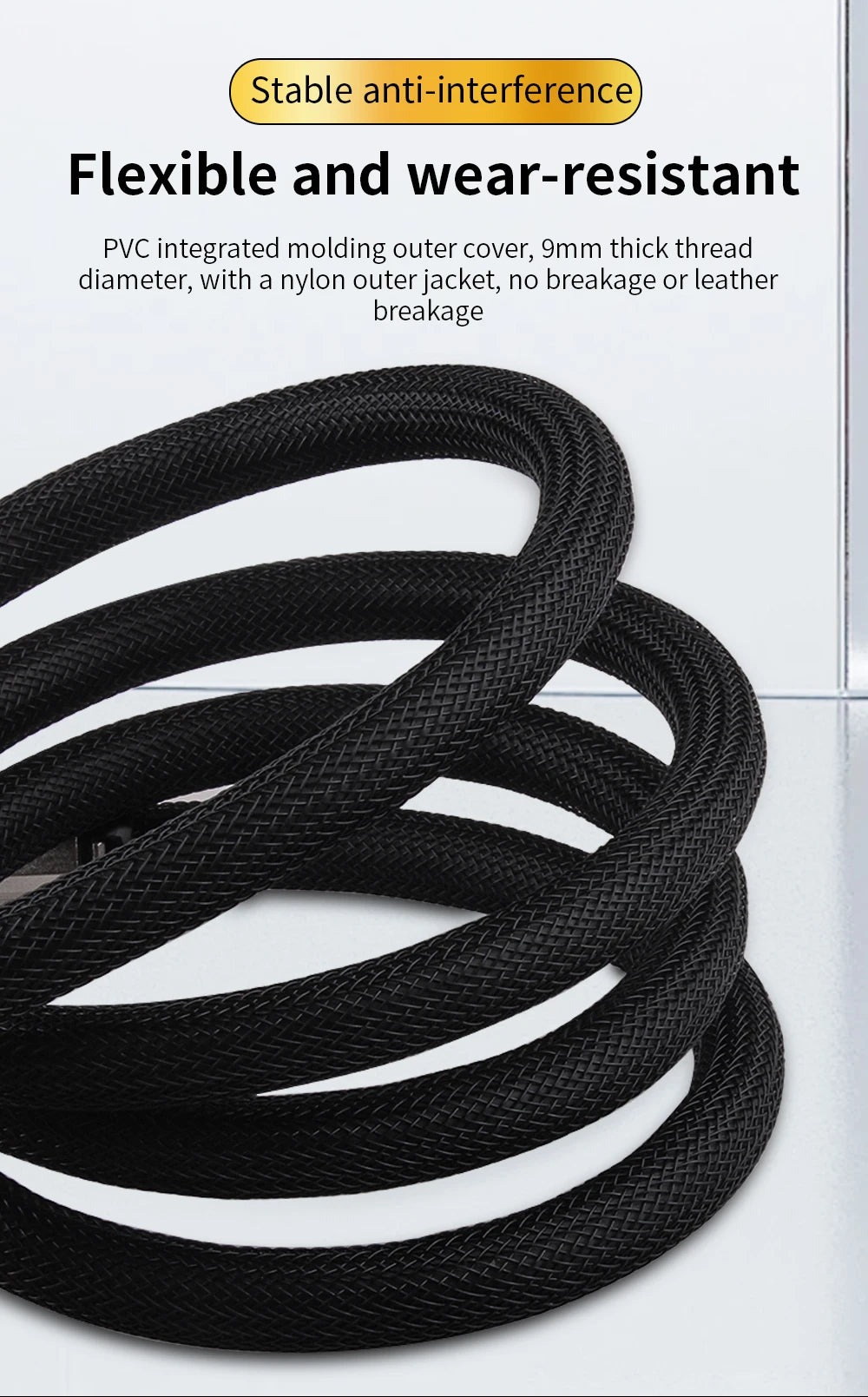 Super Speed RJ45 Network Cable Cat8 Cat7 Cat6A Ethernet Cable 40Gbps 2000MHz Laptop Internet LAN Cable for PS4 Wifi Router