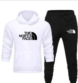 Autumn and winter two-piece sportswear, men and women's casual sportswear, with fashionable hoodie.