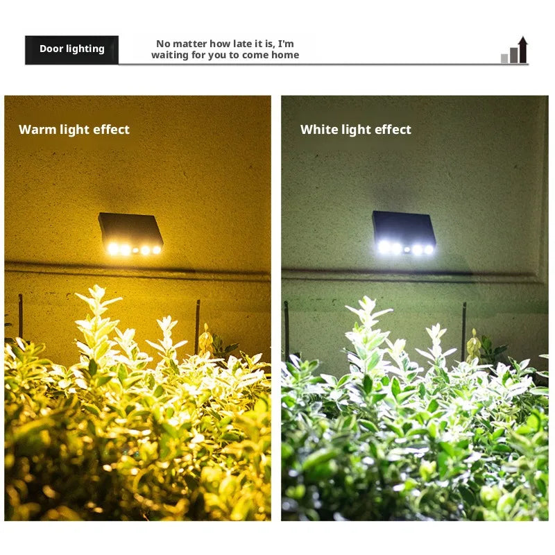 Outdoor Home Courtyard Outdoor Waterproof Lighting Solar Induction Street Lamp Simulation Monitoring Intelligent Light Control