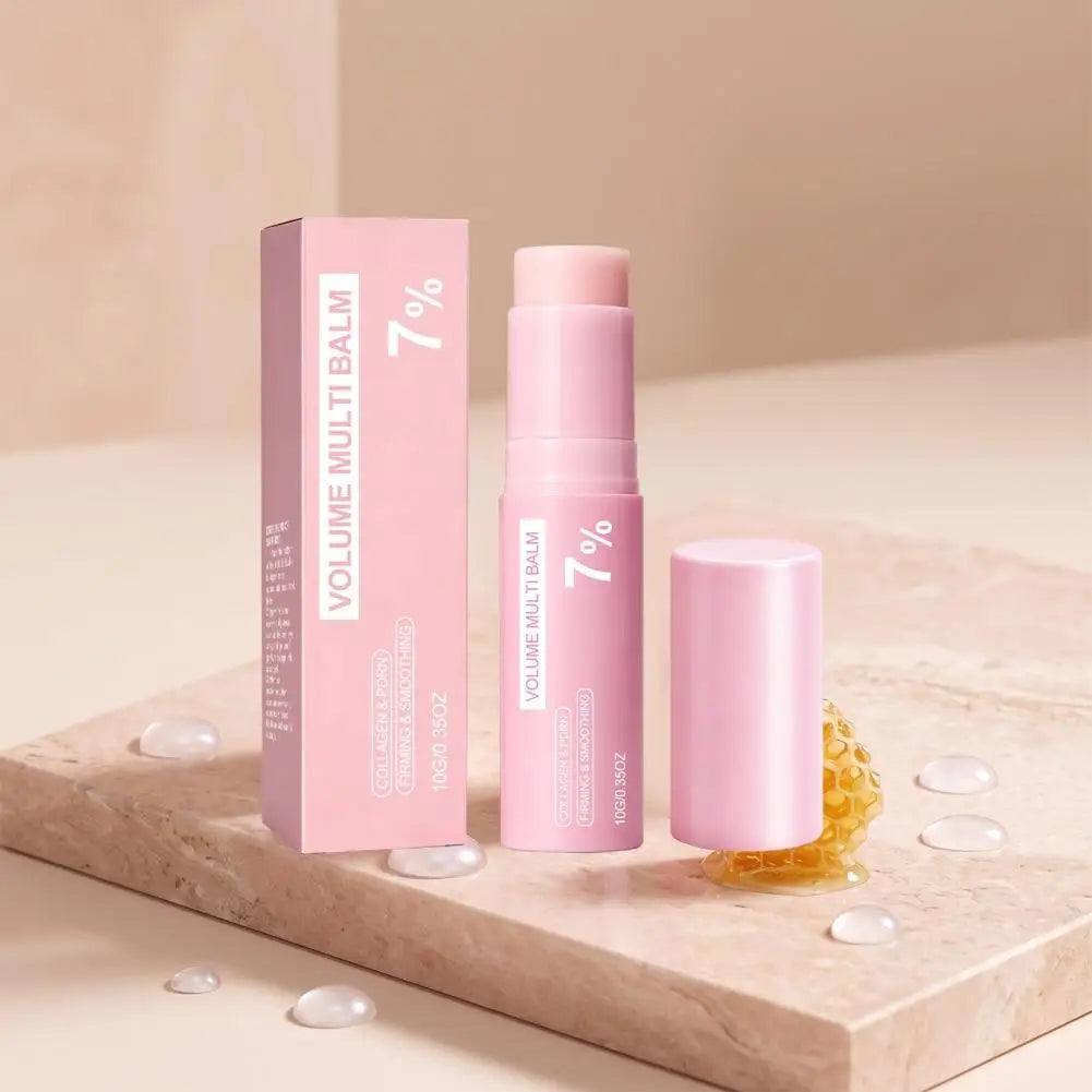 PDRN Pink Collagen Volume Multi Balm 5% 7% Volufiline Facial Eye Neck Plumping Moisturizing Stick Non-greasy Hydrating Skin Care