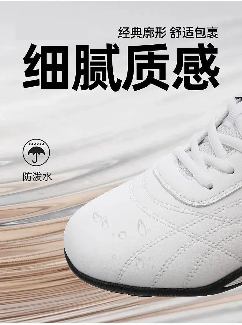 Men Leather Casual Shoes for Breathable Daily Walking Sneakers Lace-Up Driving Moccasin Non Slip Formal Shoes Zapatillas Hombre