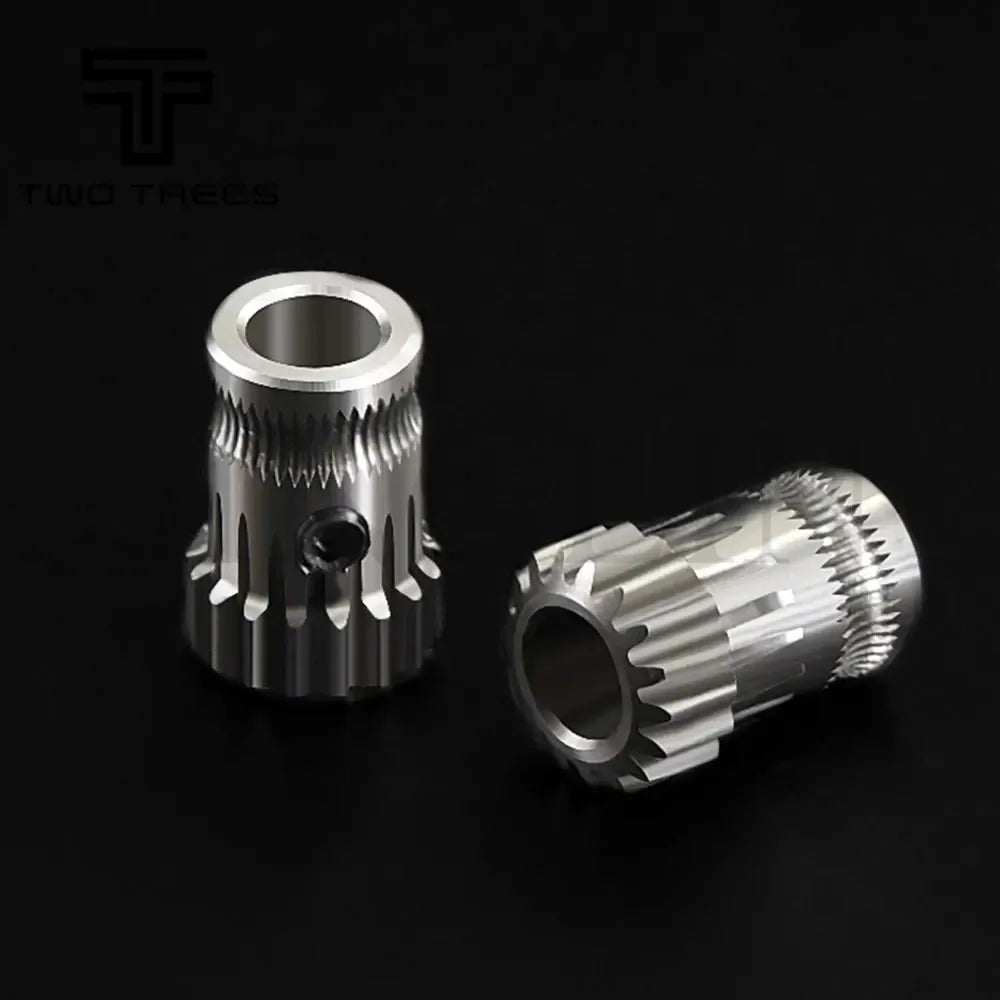 Dual Drive Gear Extruder Kit Hardened Steel Upgrade Feed Gear Extruder Kit For BMG For Prusa DIY Bowden Direct Extruder