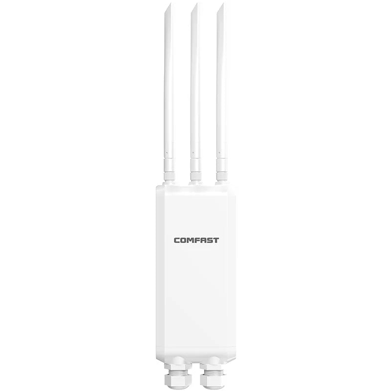 COMFAST 1300Mbps Outdoor AP 2.4G/5.8G 3 Antennas Acess Point Wireless Long Rang WiFi Extender 3 Gigabit Ports Wireless Router