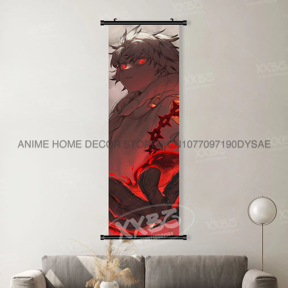Canvas Home Decoration Poster For Anime Gachiakuta Character Print Scrolls Pictures Wall Art Hanging Painting Bedside Background