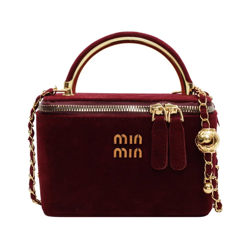 Crossbody Bag for Women, Top Handle Shoulder Pouch Purse Satchel Handbag, Flap Box Bag for Ladies