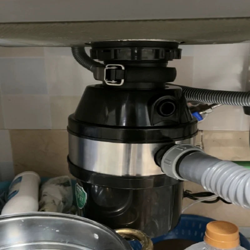 220V Food Waste Disposer Kitchen Sink Household Garbage Processor for Food Scraps EA