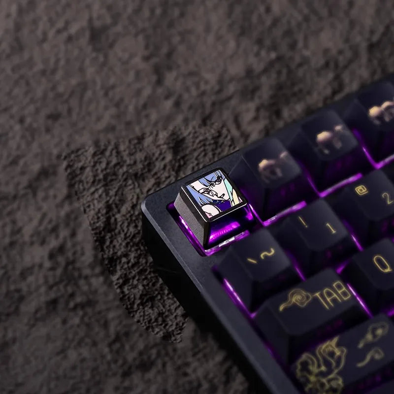 Lucy Personalized Keycaps Metal Original Factory E-Sport Accessories For Mechanical Keyboard Customized Computer Gamer Gifts