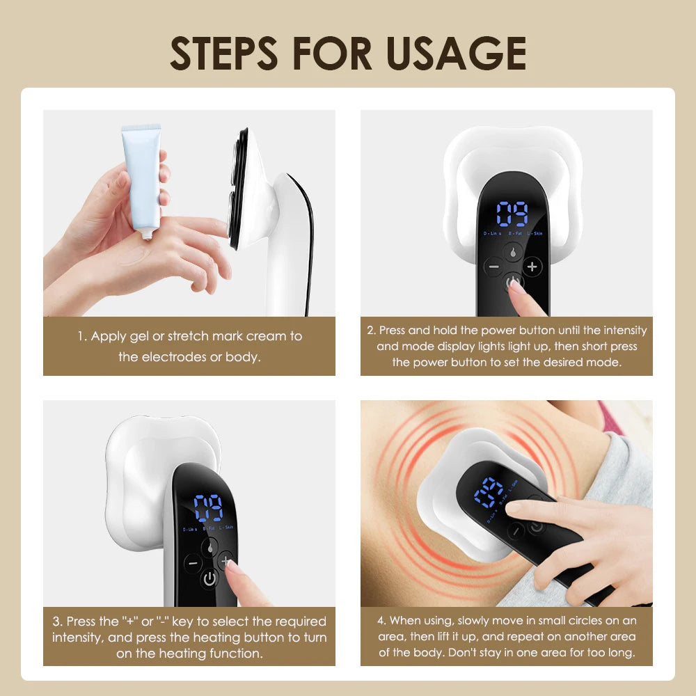 RF Radio Frequency EMS Face Body Slimming Massager Fat Burner Machine Galvanic Infrared Ultrasonic Weight Loss Machine